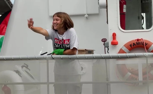 Greta Thunberg ร่วมกองเรือมุ่งสู่ฉนวนกาซา