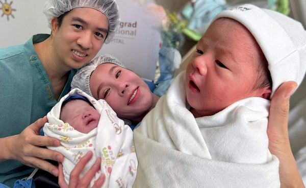 ยินดี เกี่ยวก้อย ขวัญกวินท์ คลอดลูกชายคนเล็กฉายแววหล่อ ตั้งชื่อ "น้องดวิน"