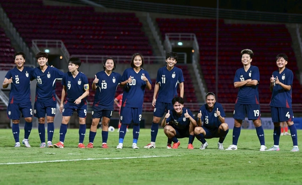 ฟุตบอลหญิงทีมชาติไทย รั้งอันดับ 46 ของโลก ที่ 9 ของเอเชีย