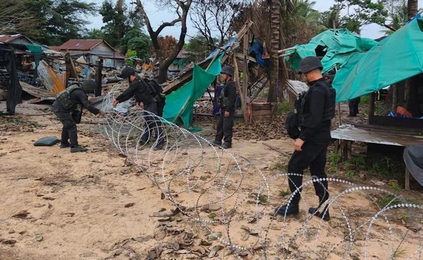 ศบ.ทก. ยันวางลวดหนามในเขตอธิปไตยของไทย ไม่ได้รุกล้ำกัมพูชา