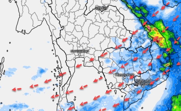 ไทยตอนบนอากาศเย็นถึงหนาว  ภาคใต้ฝนลดลง