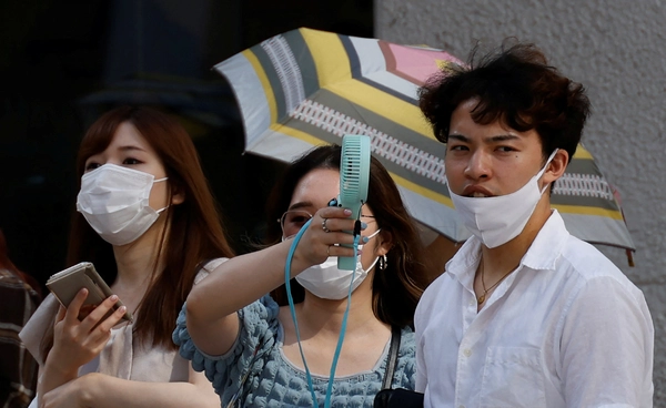 ญี่ปุ่นเผชิญคลื่นความร้อนรุนแรง เตือนภัยฮีทสโตรก 19 จังหวัด