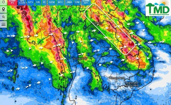 พยากรณ์อากาศ 7 วันข้างหน้า เหนือ อีสาน ระวังฝนหนัก 30 ก.ค.-1 ส.ค.ฝนเริ่มลดลง ยกเว้นอีสานและตะวันออก