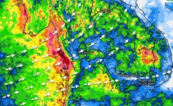 เตือนอีสาน ตะวันออก ใต้ ระวังฝนตกหนัก 23 – 26 มิ.ย.