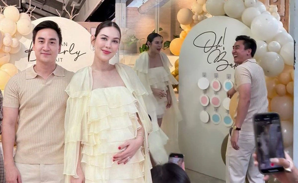 แมท ภีรนีย์ ควงสามีจัดปาร์ตี้วันเกิด พร้อมเฉลยเพศลูกคนแรก