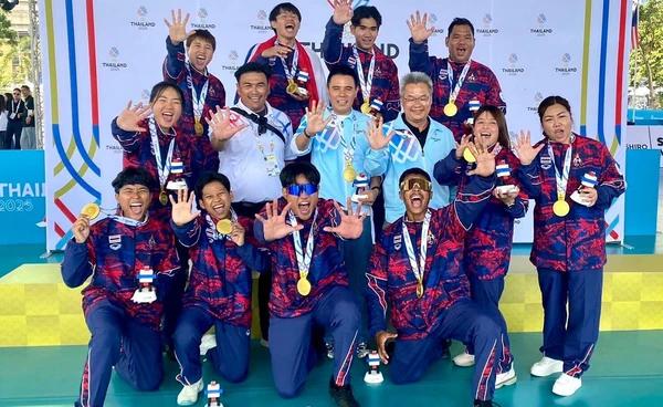 เบสบอล 5 คน ทีมชาติไทย คว้าทองประวัติศาสตร์ซีเกมส์ หลังชนะอินโดฯ 