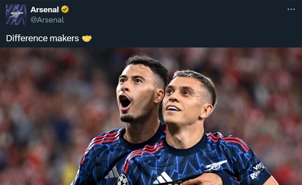 อาร์เซน่อลประเดิมสวย บุกชนะบิลเบา 2-0 ในศึกแชมเปี้ยนส์ ลีก
