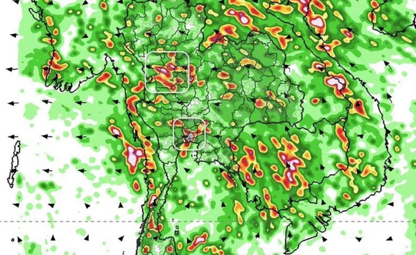14-19 ต.ค. ฝนชุกต่อเนื่อง  จากอิทธิพลร่องมรสุม  และลมมรสุมตะวันตกเฉียงใต้