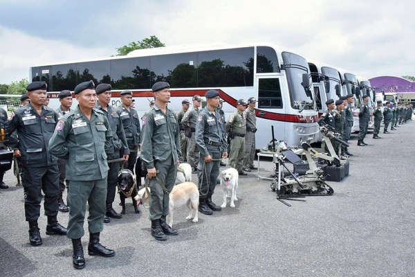 ตชด. เตรียมพร้อมกำลังพล-อาวุธ ป้องกัน 4 จว. ชายแดนไทย-กัมพูชา 