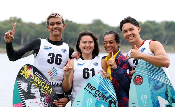 นักกีฬาเวคเซิร์ฟไทย คว้าเหรียญทองเวคเซิร์ฟ ประเภททีม ซีเกมส์ ครั้งที่ 33