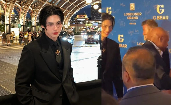 โมเมนต์ประทับใจ “วิน เมธวิน” กระทบไหล่ “เดวิด เบคแฮม”
