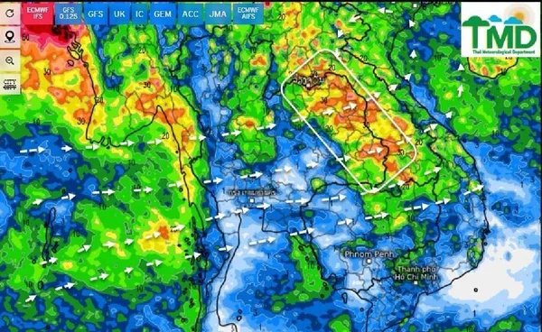 เตือน เหนือ-อีสาน-ตะวันออก ระวังฝนตกหนักมาก 3-6 ก.ค.นี้