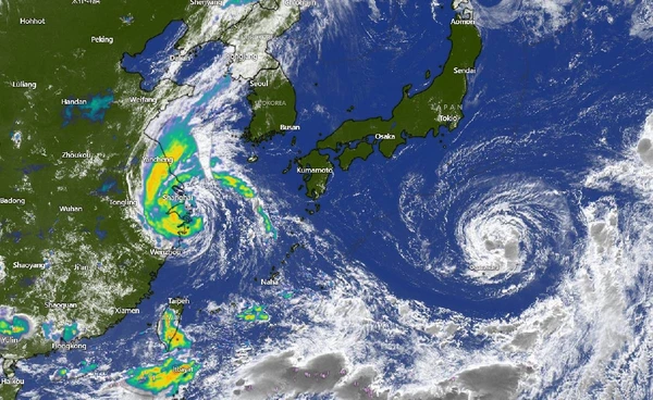 ส่องพายุ 2 ลูกในมหาสมุทร “ก๋อมัย” มุ่งจีน “กรอซา” มุ่งญี่ปุ่น