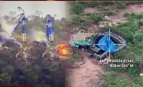 ทภ. 2 เผยกัมพูชาใช้ “เขาพระวิหาร” ตั้งเครนติดแอนตี้โดรน ไทยทำลายราบคาบ 