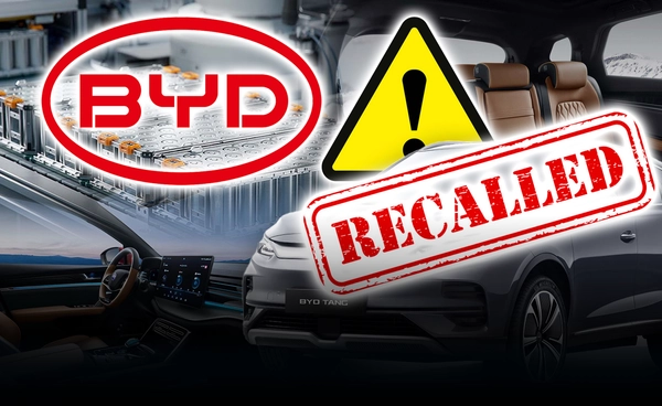 "BYD" เรียกรถคืน 1.15 แสนคัน ปัญหาระบบแบตเตอรี่