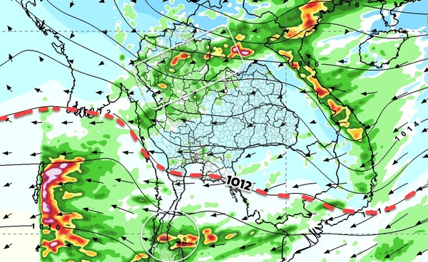 ไทยตอนบนหนาวยาวถึงสิ้นเดือน อาจมีฝนเล็กน้อย เตือนภาคใต้ตอนล่างฝนตกหนัก