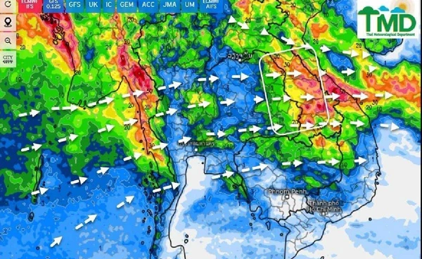 พยากรณ์อากาศ 7 วันข้างหน้า เหนือ อีสาน กลาง ใต้ ระวังฝนตกหนัก สัปดาห์สุดท้ายของก.ค.