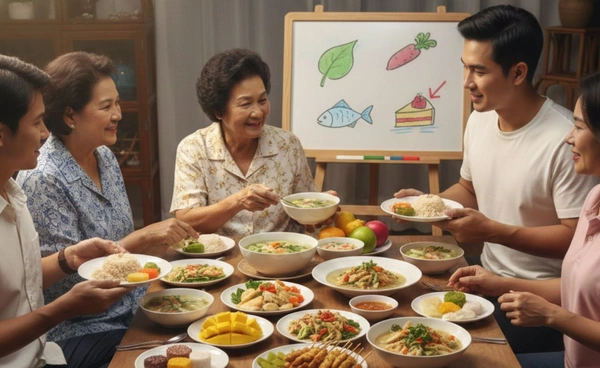 เคล็ดลับเลือกอาหารในช่วงเทศกาล เพื่อคุมเบาหวาน