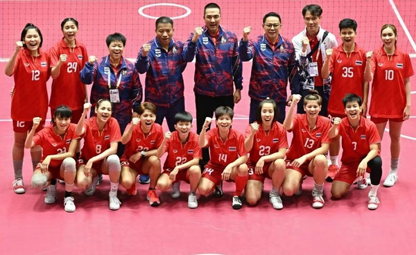 สาวไทยไม่พลาด! ตะกร้อทีมชุดหญิง ปราบเวียดนาม คว้าเหรียญทองซีเกมส์