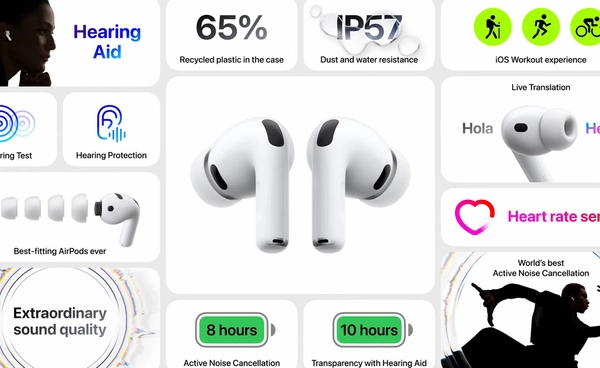 Apple เปิดตัว AirPods Pro 3 !! กลายเป็นหูฟังที่สามารถ "แปลภาษา" ได้เรียลไทม์แล้ว
