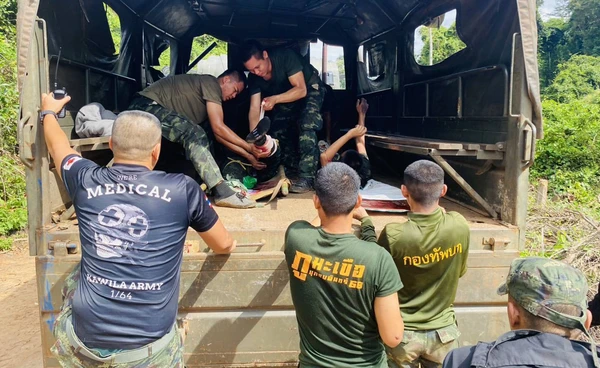 กองทัพบกเผยรายชื่อทหารเหยียบกับระเบิด ชายแดนศรีสะเกษ บาดเจ็บ 2 นาย