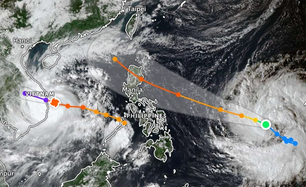 ฟิลิปปินส์ประกาศภาวะภัยพิบัติแห่งชาติ “ไต้ฝุ่นคัลแมกี” พายุลูกใหม่จ่อซ้ำ