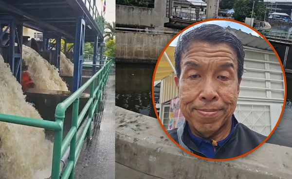 น้ำเหนือ–น้ำหนุนยังไม่น่าห่วง ชัชชาติสั่งเตรียมอุโมงค์หนองบอนช่วยระบายปีหน้า