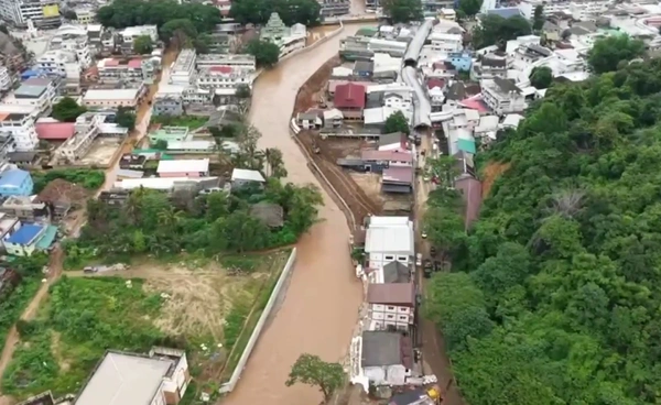 “เชียงราย” เฝ้าระวัง  แม่น้ำสายเพิ่มสูงขึ้น