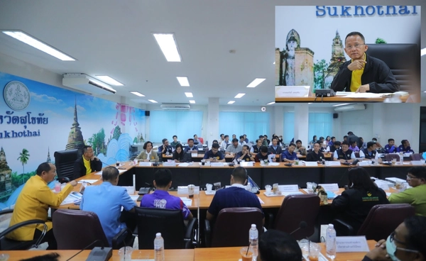  “สมศักดิ์” เกาะติดแก้ปัญหา “แม่น้ำยมฝั่งขวา” เดินหน้าป้องน้ำท่วมสุโขทัย 