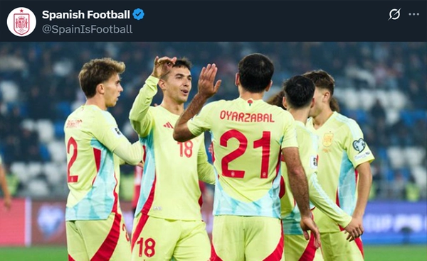 สเปนบุกถล่มจอร์เจีย 4-0 จ่อลิ่วบอลโลก 2026