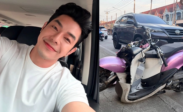 ทำดีต้องได้ดี "อาร์ต พศุตม์" ถูกมอเตอร์ไซค์ชนไม่ถือโทษ แถมได้โชคใหญ่เกือบแสน