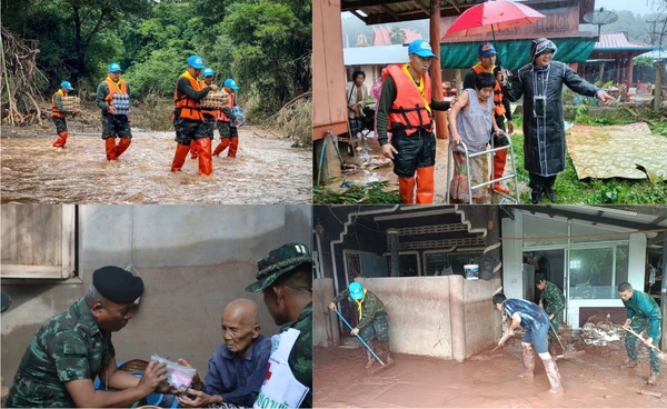 ผบ.ทบ. จัดกำลังพล ยุทโธปกรณ์ เร่งฟื้นน้ำท่วมภาคเหนือ