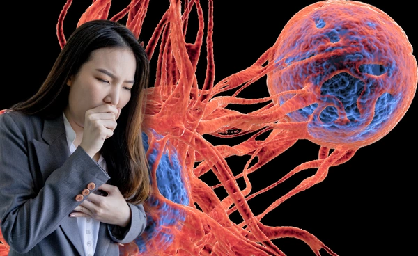 ติดเชื้อในระบบทางเดินหายใจ ปลุกเซลล์มะเร็งเต้านมเข้าสู่ปอด