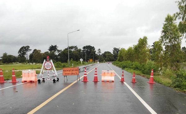 กรมทางหลวง สรุปสถานการณ์น้ำท่วมและดินสไลด์ จราจรผ่านไม่ได้ 1 แห่ง 