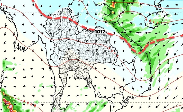 คาดช่วงปีใหม่แดดแรง  ลุ้นลมหนาวอีกครั้ง  หลังวันที่ 4 ม.ค.