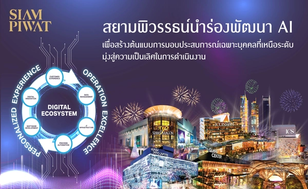 สยามพิวรรธน์เปิดตัว AI มอบประสบการณ์เฉพาะบุคคลสู่ความเป็นเลิศ