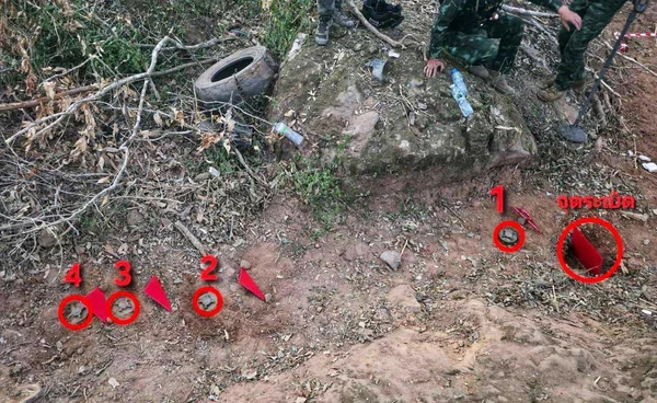 พบทุ่นระเบิดอีก 4 ทุ่น ใกล้จุดทหารไทยเหยียบกับระเบิด เตรียมส่งหลักฐานให้เวทีโลก