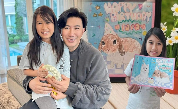 เมย์เฟื่อง แชร์ภาพวาดฝีมือ น้องมายู อวยพรวันเกิดพ่อ หนุ่ม กรรชัย