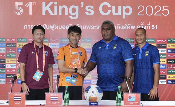 ทีมชาติไทยแถลงความพร้อมก่อนดวล ฟิจิ ศึกคิงส์ คัพ