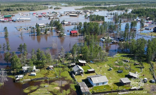 น้ำท่วม “ยาคูเตีย” ระดับน้ำสูงเกือบมิดหลังคา แม้แต่พื้นที่หนาวที่สุดในโลกก็ไม่รอด