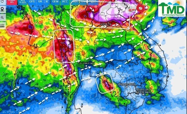 พายุวิภาขึ้นฝั่งวันนี้ ทั่วไทยฝนหนัก 22-24 ก.ค.