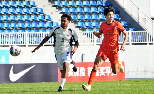 ผลบอล ทีมชาติไทยชุดเตรียมซีเกมส์ บุกเสมอ จีนU23 0-0 นัดอุ่นเครื่อง