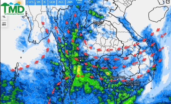 “ลมหนาว” มา 2 ระลอก ไทยตอนบนเย็นต่อเนื่อง ภาคอีสานหนาวกว่าภาคอื่น ๆ