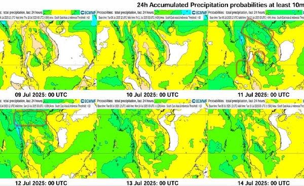 เตือน 20 จังหวัดฝนหนัก 17-22 ก.ค. ฝนเพิ่มขึ้นต่อเนื่อง จับตาพายุก่อตัวในมหาสมุทร