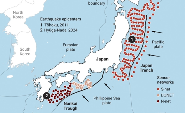 ญี่ปุ่นเผยนวัตกรรมวัด "แผ่นดินไหว" เตือนสึนามิเร็วขึ้น 20 นาที