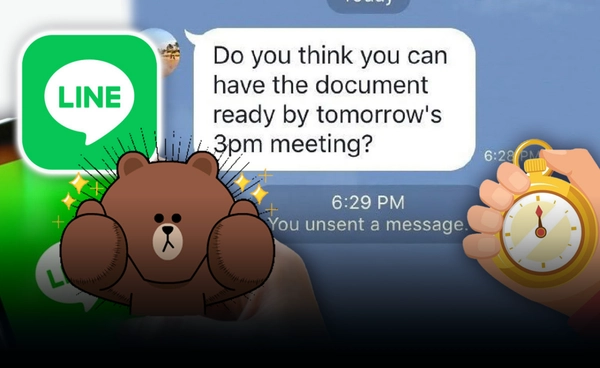 LINE หั่นเวลายกเลิกข้อความ "Unsend" เหลือ 1 ชม. หลังส่ง