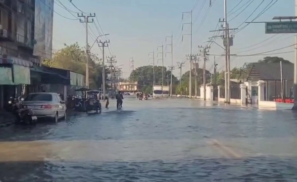 “สมุทรปราการ” ยังอ่วม! น้ำทะเลหนุนสูงต่อเนื่องวันที่ 2   