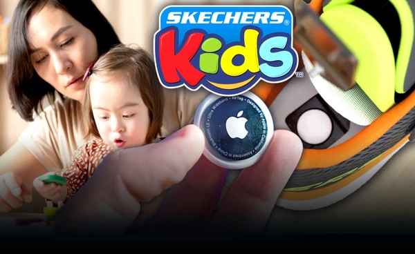"Skechers" เปิดตัวรองเท้าเด็กมีช่อง AirTag ช่วยพ่อแม่ตามหาลูก