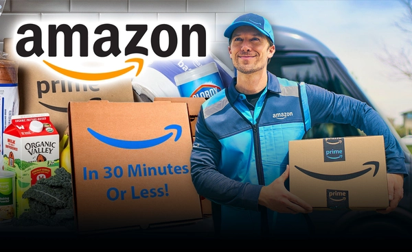 สงครามส่งด่วน! "Amazon" เปิดส่งด่วนภายใน 30 นาที