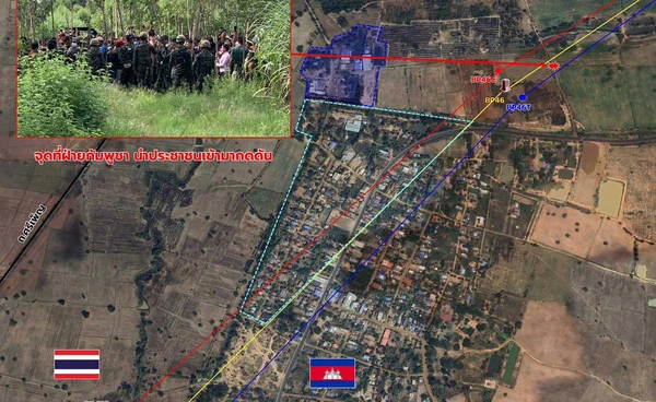 กองทัพบก เผยกรณีชาวกัมพูชาประท้วงที่บ้านหนองจาน เป็นการยั่วยุละเมิดข้อตกลงหยุดยิง 